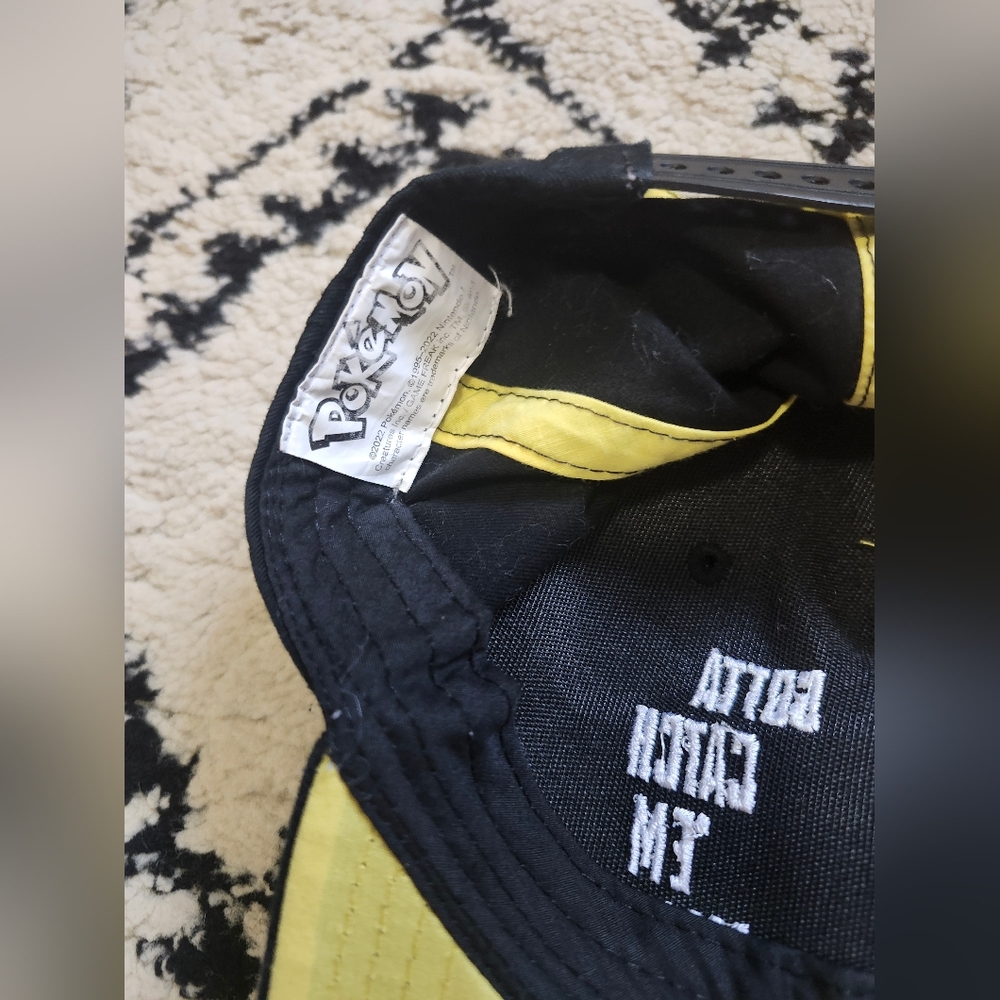 Pokemon Black Pikachu Hat Gotta Catch Em All - Picture 4 of 5